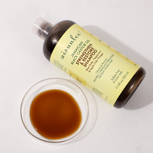 Champú en Gel de Aceite de Ricino Negro Orgánico Sin Sulfatos, Set de Cuidado Capilar Nutritivo y Reparador para Fortalecer el Cabello - Product Image 3