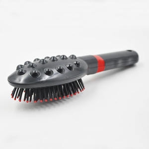 Cabeza vibradora eléctrica masaje batería portátil cabeza masajeador de cuero cabelludo peine - Product Image 3