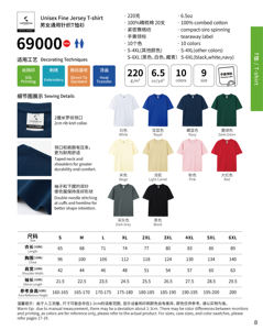 เสื้อยืดพิมพ์ลายปักคุณภาพสูง หนัก น้ำหนักมาก ทรงโอเวอร์ไซส์ ไซส์ใหญ่พิเศษ สำหรับผู้ชาย เสื้อยืดสั่งทำพิเศษ 220gsm ผ้าฝ้าย 100% - Product Image 4