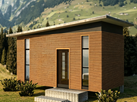 Conteneur de Studio entièrement décoratif, conteneur fini, petite maison, simple Studio, maison de jardin, avec bain