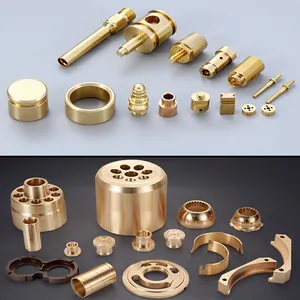 Custom CNC Turning machined Brass Bronze Sleeve Guide Bushing Parts