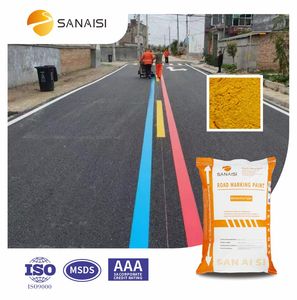 Sơn giao thông nhiệt dẻo phản quang khô nhanh tùy chỉnh Sanaisi, màu OEM, phủ nóng chảy, ứng dụng phun, sơn kẻ vạch đường - Product Image 1