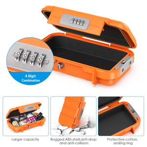 <span class=keywords><strong>Caja</strong></span> <span class=keywords><strong>Fuerte</strong></span> Portátil, Estuche de Seguridad Portátil a Prueba de Agua con Candado de Combinación para Viajes, <span class=keywords><strong>Caja</strong></span> <span class=keywords><strong>Fuerte</strong></span> Pequeña para <span class=keywords><strong>Playa</strong></span> con Cadena Extraíble - Product Image 3