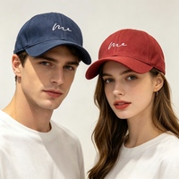 Topi Baseball Unisex Gaya Korea, Pelindung Matahari Musim Panas, Pinggiran Lebar, Bordir 3D, Topi Baseball Custom untuk Pria Wanita