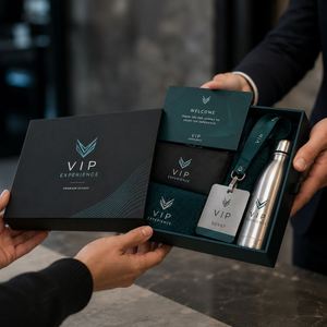 Kit Personalizado para Invitados de Eventos Deportivos VIP con Toalla, Botella, Bolsa para Tarjetas y Caja de Regalo Premium - Product Image 3