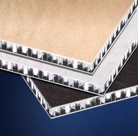 Volet en nid d'abeille en aluminium ignifuge avec surface en placage de bois hpl pour revêtement intérieur panneau en nid d'abeille en aluminium