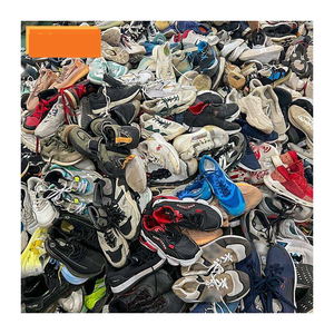 Vente en gros de chaussures d'occasion mixtes chaussures de course plates chaussures de sport respirantes stock de chaussures décontractées d'occasion pour adultes - Product Image 5