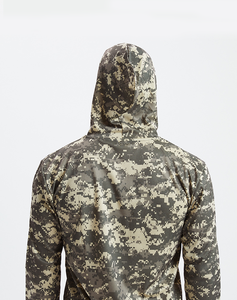 Vêtement de pêche d'extérieur respirant à séchage rapide avec protection solaire UPF 50+ à manches longues, personnalisable, vente en gros, à col zippé à quart de tour - Product Image 6