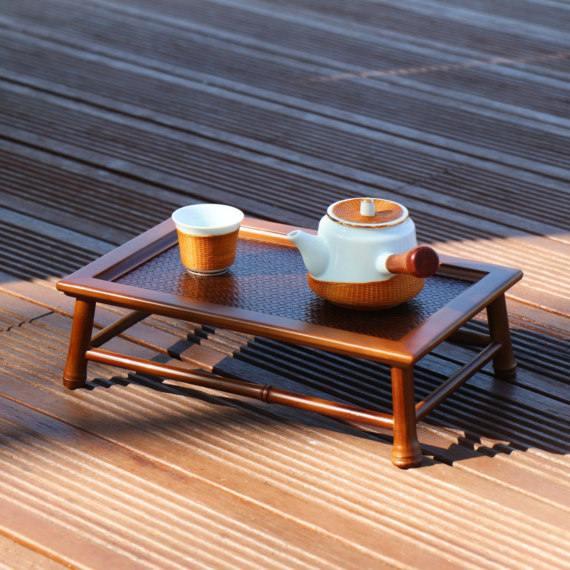 Solid bamboo small table 20.30.12