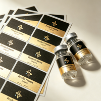 Autocollant en vinyle personnalisé avec code-barres pour peptides, 3ml 5ml 10ml, imperméable, résistant à la chaleur, respirant, séchage rapide, forte adhérence, résistant aux UV