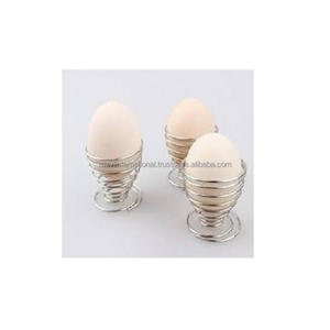 Accesorios de cocina alambre de acero inoxidable soporte de huevo pulido brillante - Product Image 1
