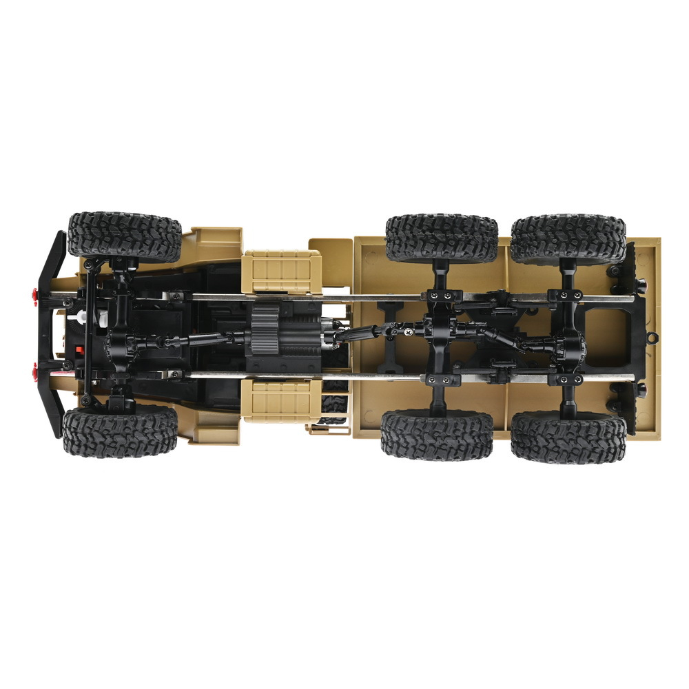WPL 1/16 ミリタリートラック ラジコン 軍用トラックラジコン 1/16 Scale Off-Road RC Toy Truck for Kids - 6WD Military Truck