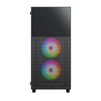 Boîtier PC de jeu noir ATX Offres Spéciales avec verre trempé côté refroidi à l'eau 240 prend en charge les ordinateurs et les tours PC