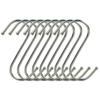 Pothook Portable multifonction en forme de S, crochet de suspension en acier inoxydable, crochets métalliques en S