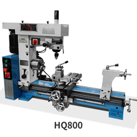 Nouvelle machine-outil horizontale mini-tour-perceuse-fraiseuse 3-en-1 de moyenne capacité HQ800 fabriquée en Chine