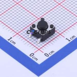 K2-6639SP-B4SC-04 Tactile Switch SMD-4P,6x6mm Switch 2.5N Vertical Mount 6mm 6mm - Product Image 1