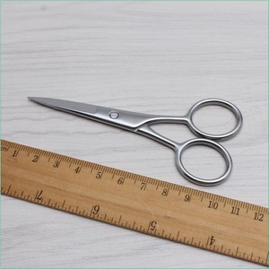Recortador de vello nasal de acero inoxidable, pequeño recortador de barba portátil para hombres, recortador de vello púbico - Product Image 1