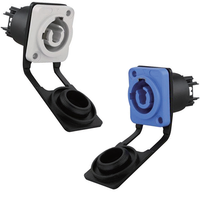 ELEWIND Connecteurs de haut-parleurs audio haute performance Étanche Mâle et Femelle Interface de prise de courant Laiton Matériau PC