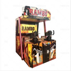 Machine de jeu à monnayeur, grande machine de tir pour adultes, simulateur de tir arcade Rambo Stallone - Product Image 2