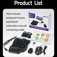Kit clavier et souris de jeu filaire, touches mécaniques, rétroéclairage 3-RGB, souris de jeu ergonomique haute résolution 16000 DPI
