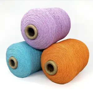 Top Quality Manufacturer Latex Rubber Thread #90 #100 #110 Polyester Rubber Covering Yarn for sock