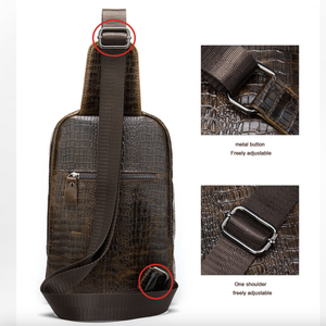 Bolso Bandolera Cruzado de Cuero Vacuno Genuino Andong, Estilo Retro, para Hombre, de Gran Capacidad, para Uso Diario y al Aire Libre - Product Image 4