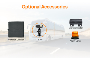 กล้องติดรถยนต์ 4CH 8CH DMS Ai Dashcam พร้อม Wifi รองรับ AHD ความละเอียด 1080P กล้อง 3 ตัว บันทึกและระบบตรวจสอบเพื่อการขับขี่อย่างปลอดภัย - Product Image 4