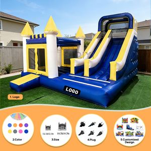 Castillo Inflable Comercial Personalizado Moon Walk para Adultos con Tobogán y Piscina de Pelotas - Product Image 2