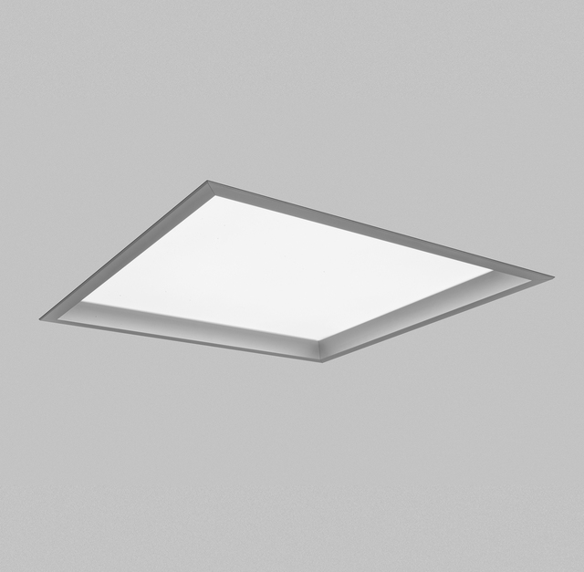 Luc square 600x600mm LED Panel Light Silver Andized Finish High Output 38W Led Recessed Panel Light