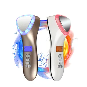 Face Ice Spot Massage RF Vibrating Hot And Cool Beauty Machine cold therapy hammer Beauty Care Multifunction Equipment