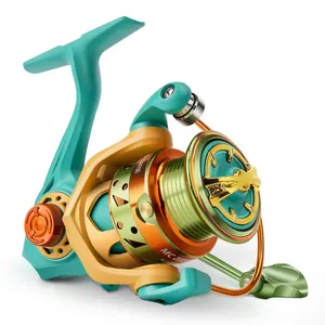 Großhandel Custom Sea Mini Max Drag 8Kg Big 5 1 Kugellager Aluminium Cnc Rock Löffel Metalls pule Spinning Angel rolle Verkauf