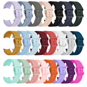 Venta al por mayor de fábrica de silicona correa de reloj inteligente para <span class=keywords><strong>Samsung</strong></span> <span class=keywords><strong>Galaxy</strong></span> <span class=keywords><strong>Watch5</strong></span> 4 Classic <span class=keywords><strong>40</strong></span> 42 44 46mm - Product Image 2