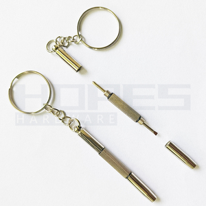 3 in 1 Mini <strong>Precision</strong> <strong>Screwdriver</strong> with Slot Phillips Hex Socket Bits Key Chain for Glasses Jeweler Repair Hand Tools - Product Image 3