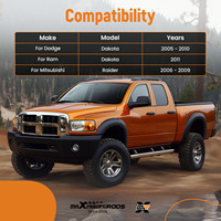 Front Upper Control Arm Steering Kit W/ Ball Joints for Dodge Dakota 05-2011 Mitsubishi Raider RAM DAKOTA 2011K620006