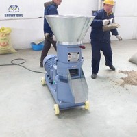Machine à granulés pour aliments pour volailles, machine à granulés d'aliments pour animaux commerciale