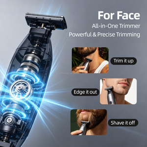 Recortadora de Barba y Vello Corporal para Hombre, Afeitadora Vibratoria IPX6 Resistente al Agua, Afeitado Indoloro para Uso Doméstico y de Viaje, Diseño Impermeable IPX6 - Product Image 5