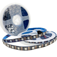 Tira de LED RGB direccionable 5V IC 2812 Luz de píxel digital programable WS2812 píxel LED con conectividad USB certificada por ROHS