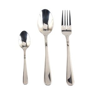 Incluye cuchillos/tenedores/cucharas, diseño moderno y juego de cubiertos con espejo pulido - Product Image 1