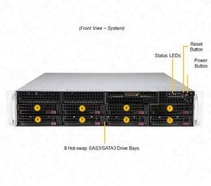 เซิร์ฟเวอร์แร็ค Supermicro 2U รุ่น Sys-520p Intel Xeon ใหม่ มีสินค้าในสต็อก - Product Image 3