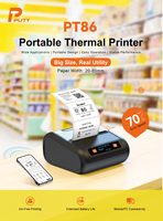 Imprimante thermique portable PUTY, compatible USB, en stock, mini-imprimante pour petites entreprises