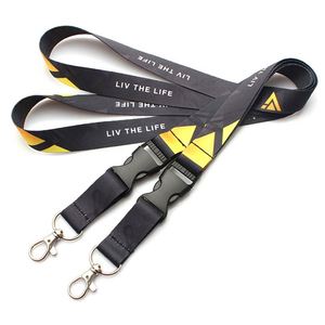 Custom Key Id Card Badge Holder Neck Strap Printed Logo <b>Polyester</b> Sublimation Cord Customize <b>Lanyard</b> - Product Image 1