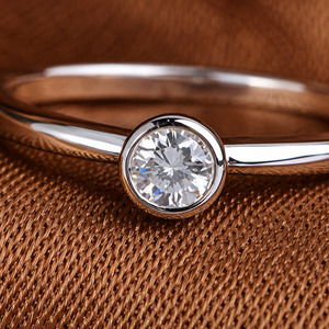 Anello Rotondo da Donna Stile Semplice per Uso Quotidiano Accessorio da Dito - Product Image 3