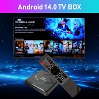 Boîtier TV Android 14 Pro Premium Smarter 2026 Quad Core Puissant pour Streaming IPTV 8K, Décodeur Internet OTT Allwinner H313 en Gros