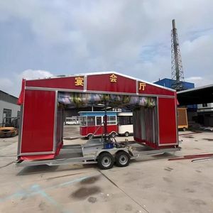 Tente pliante portable coulissante pour extérieur, mobile, pour réception et banquet - Product Image 1