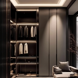 Armoires de rangement <span class=keywords><strong>sur</strong></span> <span class=keywords><strong>mesure</strong></span> en bois massif pour appartements, placards et armoires à chaussures avec portes coulissantes, pour toute la maison - Product Image 2