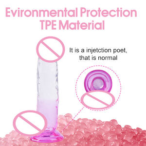 Super Real Ervaring Penis <span class=keywords><strong>Dildo</strong></span> Voor Vrouwen Tpe Materiaal <span class=keywords><strong>Studded</strong></span> Glas <span class=keywords><strong>Dildo</strong></span> Liefhebbers Aanbeveling Vagina <span class=keywords><strong>Dildo</strong></span> Japan Foot Job W - Product Image 5