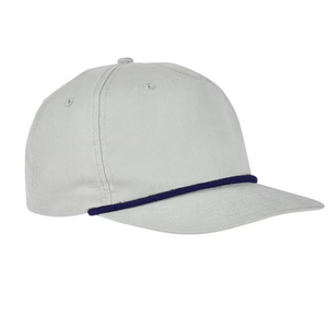 Bill semi-incurvé de haute qualité à 5 panneaux avec chapeaux de golf d'été de chapeau de corde contrastée pour unisexe - Product Image 2