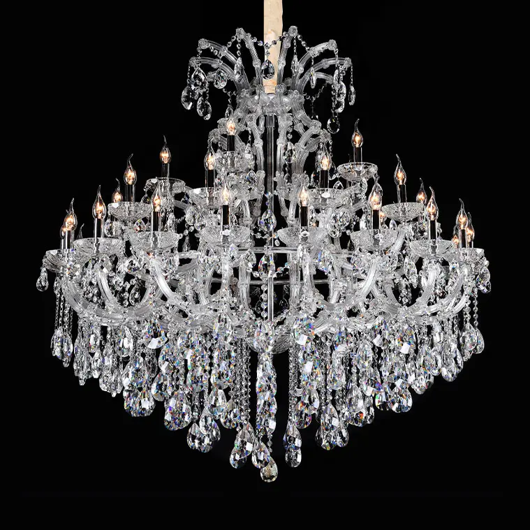 european maria theresa chandelier for living room hotel lobby lighting luxury wholesale traditional crystal chandeliers