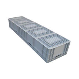 Caisse mobile en plastique robuste empilable, boîte de stockage logistique, étanche, couleur personnalisée, marque HUADU, valise de transport - Product Image 1