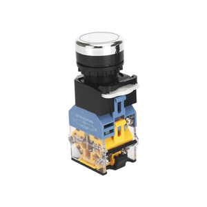 Interrupteur à bouton plat à réinitialisation automatique YHBS-38-11BN 10A avec lumière, ouverture de 22 mm, frais de port non inclus - Product Image 3